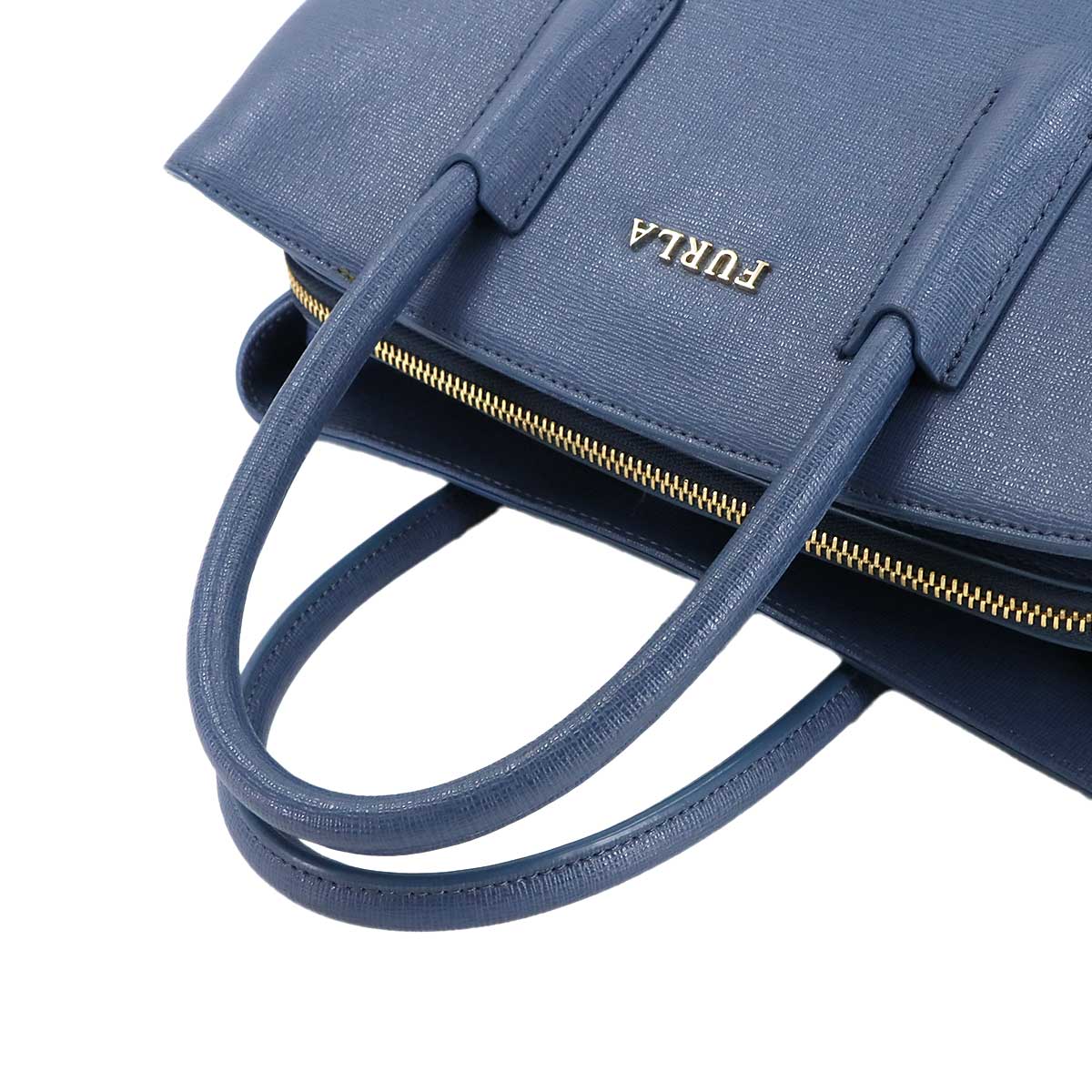 Tessa Small 2way Hand Shoulder Bag Leather Blue 916855 Purse