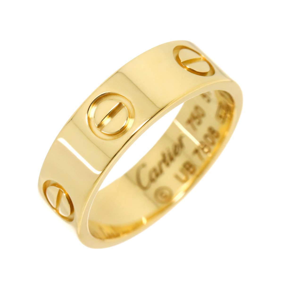 Love Ring 18K Yellow Gold 750 size51 5.25(US)