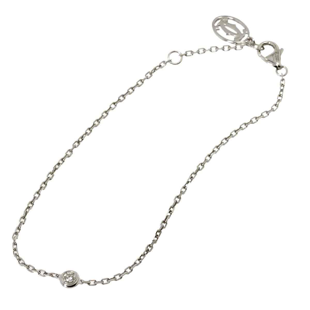 d Amour Diamond Bracelet SM 18K White Gold 750