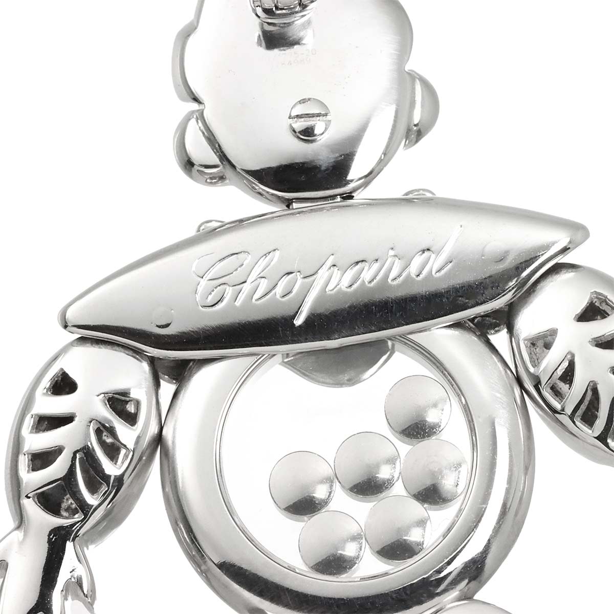 Happy Diamond clown Multi Stone Necklace 18K WG 750