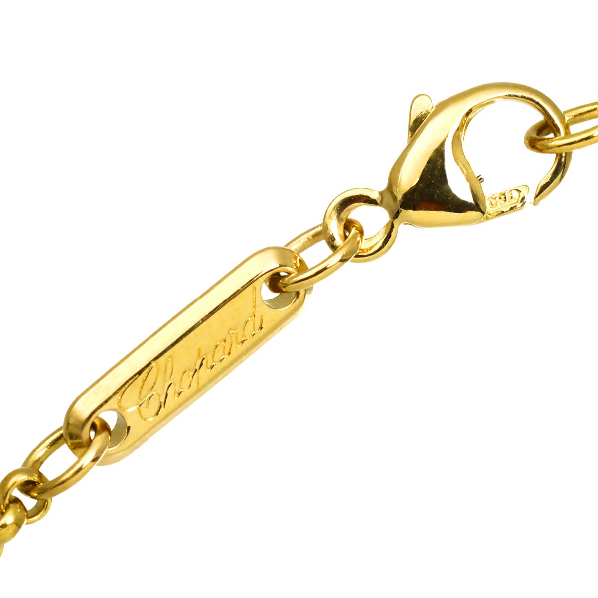 Happy Diamond Heart Necklace 18K Yellow Gold 750