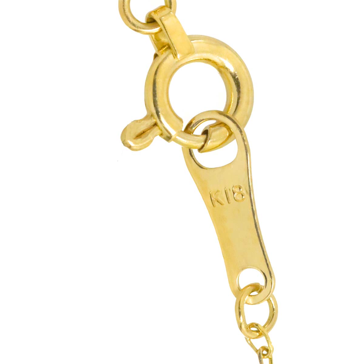 Diamond 0.50ct Necklace 18K YG Yellow Gold 750