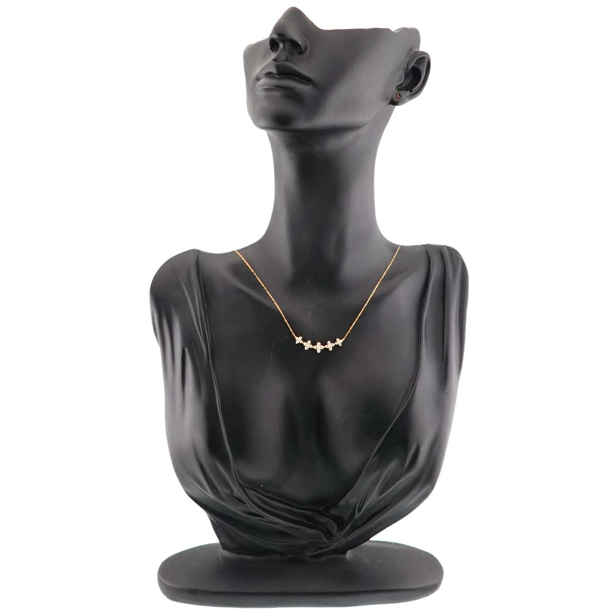 Diamond 0.50ct Necklace 18K YG Yellow Gold 750