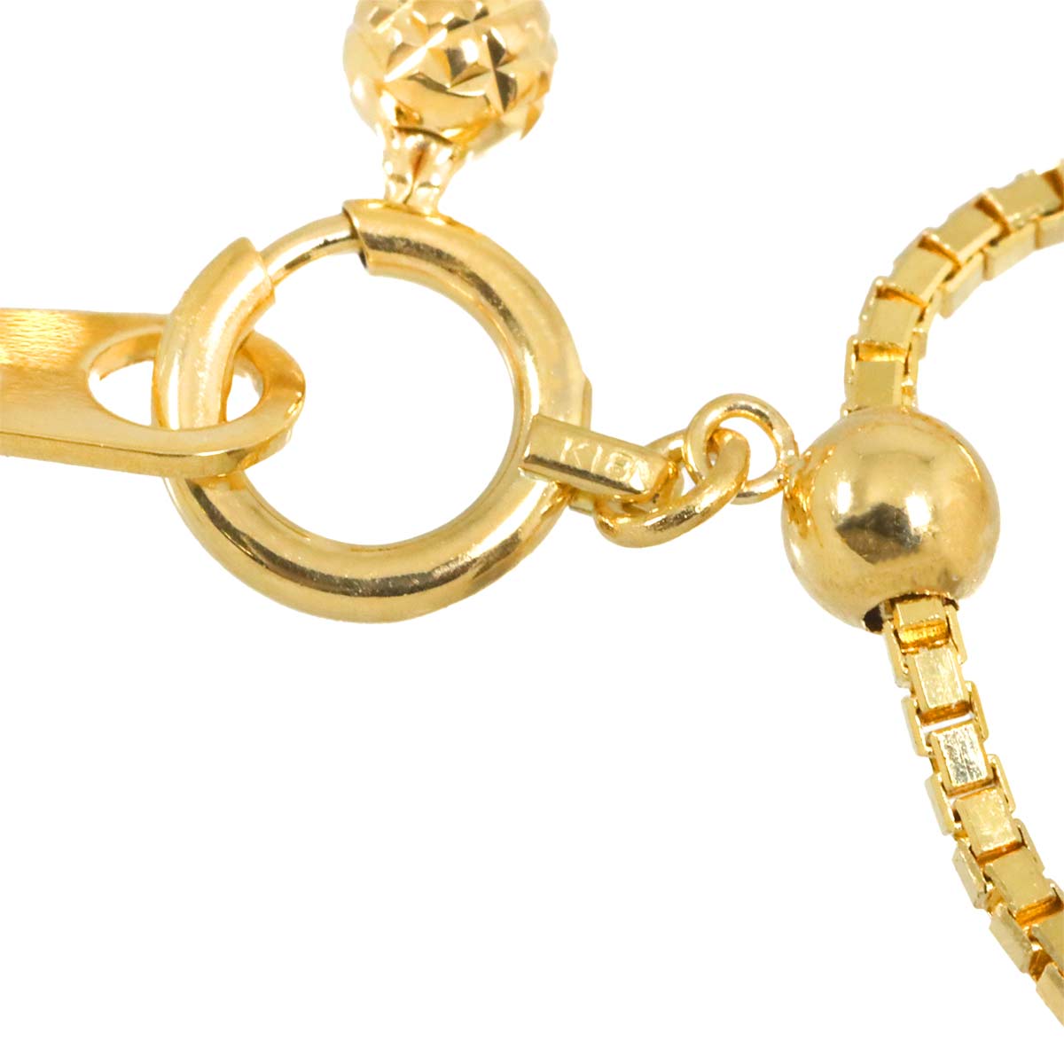Venetian Necklace 18K K18 YG Yellow Gold 750