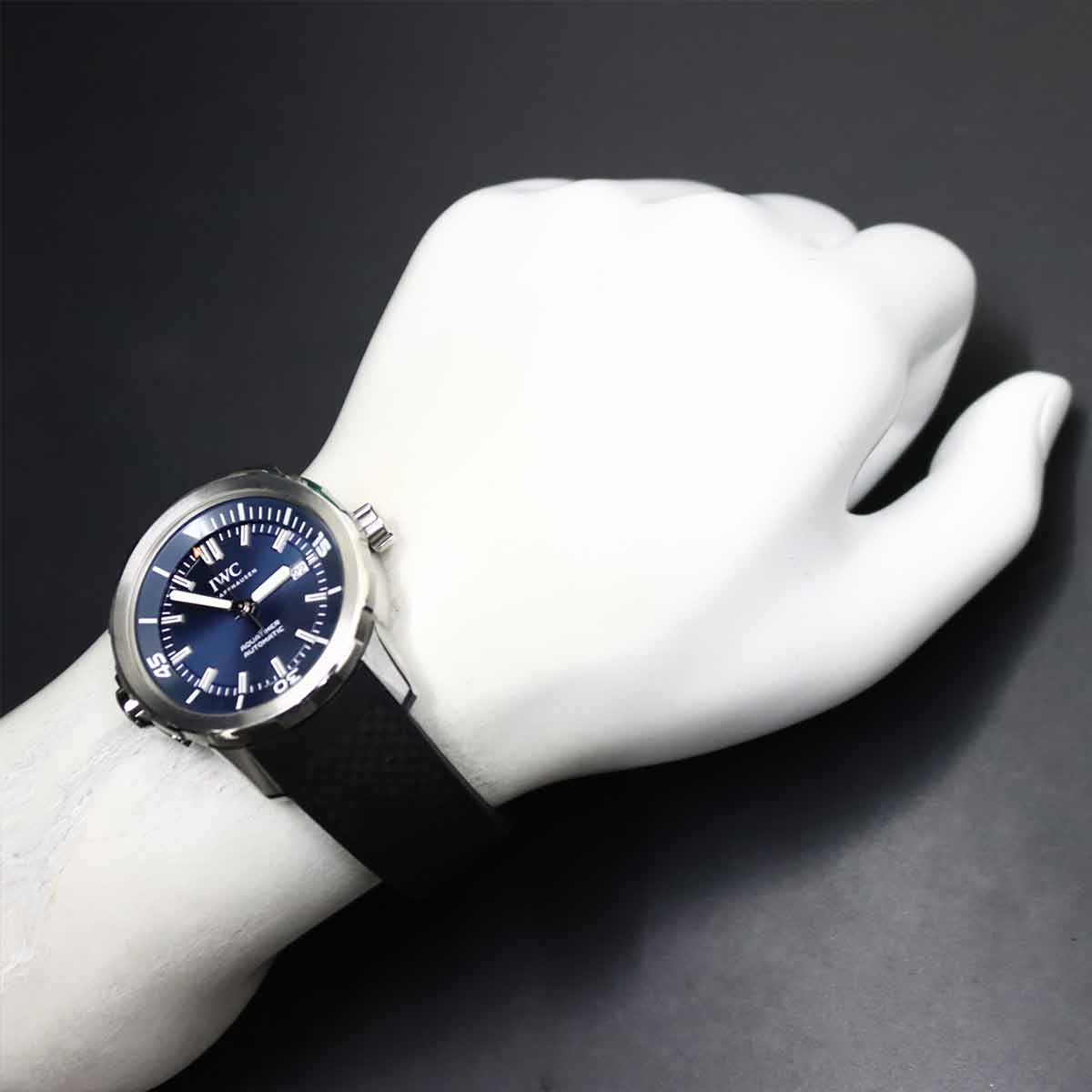 Aqua Timer IW329005 Automatic Date Blue Dial Mens Watch