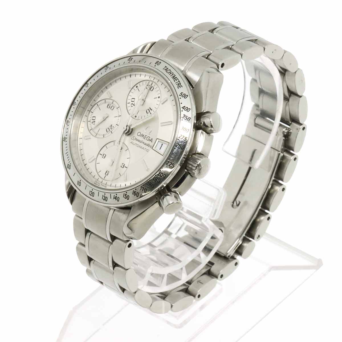 Speedmaster Date 3513 30 Chronograph Automatic Silver Dial Mens