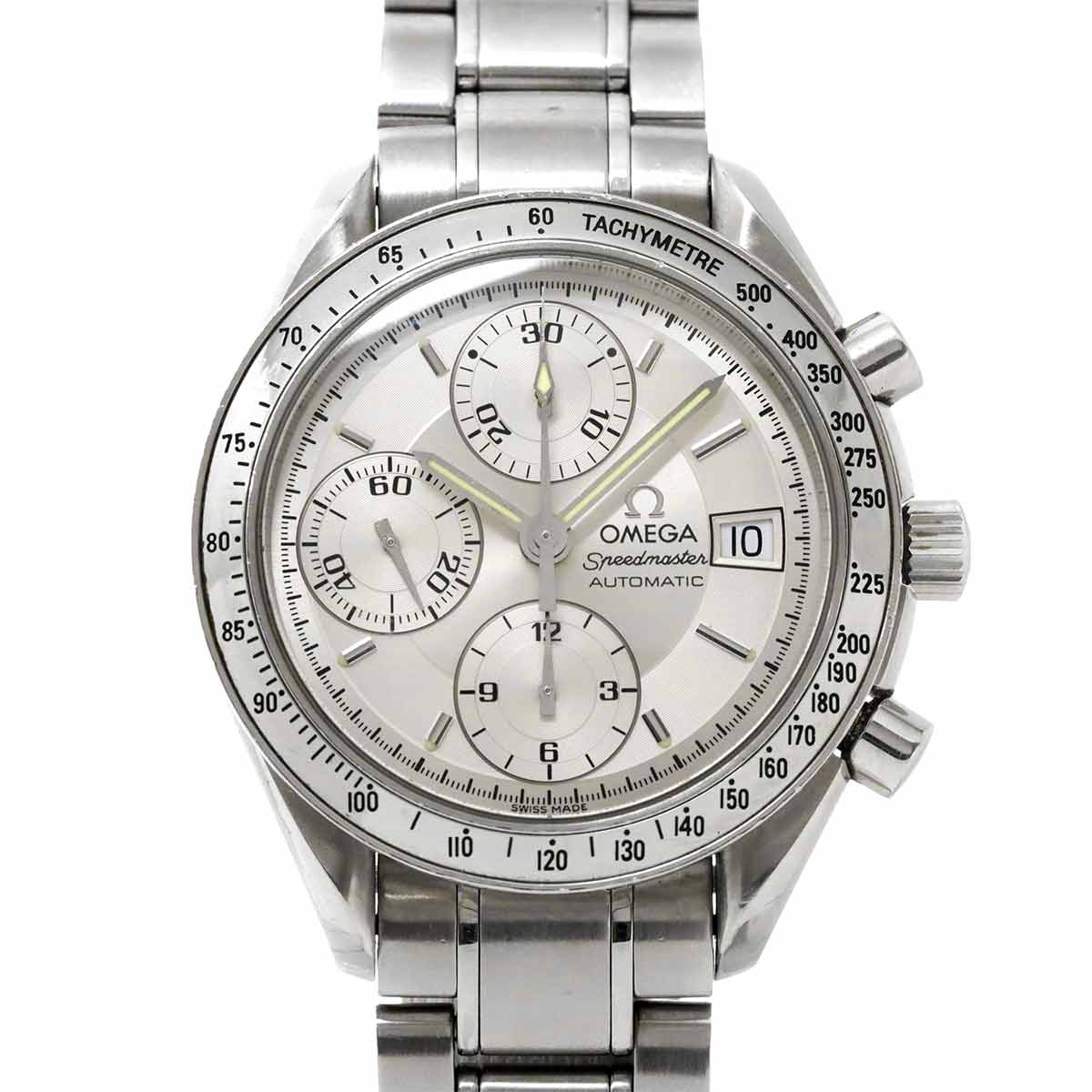 Speedmaster Date 3513 30 Chronograph Automatic Silver Dial Mens