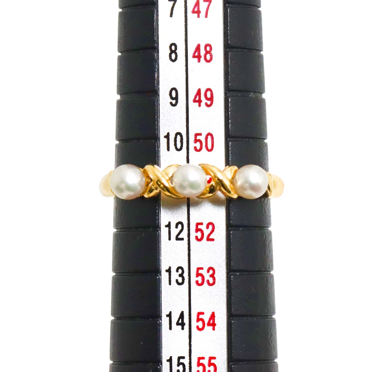 Baby Pearl 3.6-3.4mm Ring 18K YG 750 5.5-5.75(US)