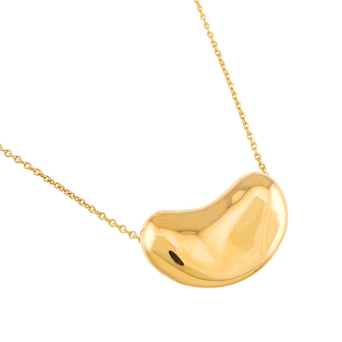 Bean Necklace 18K Yellow Gold 750