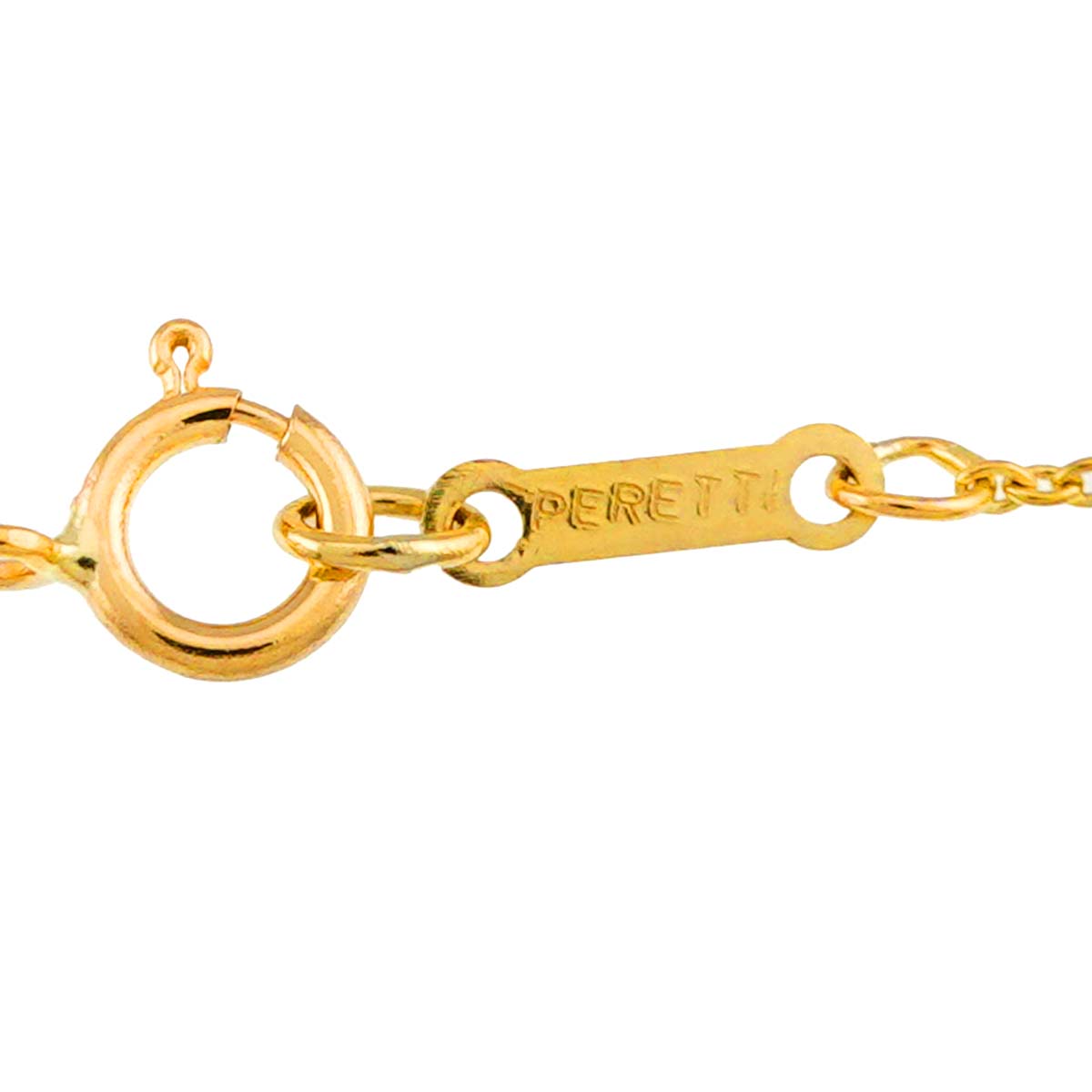 Bean Necklace 18K Yellow Gold 750