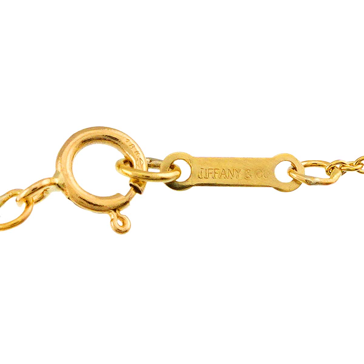 Bean Necklace 18K Yellow Gold 750