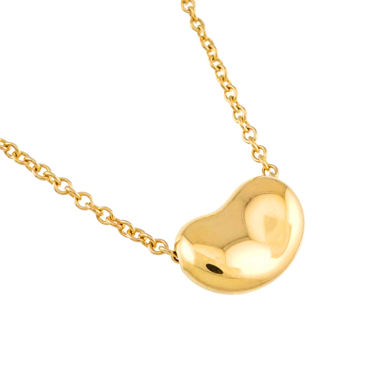 Bean Necklace 18K Yellow Gold 750
