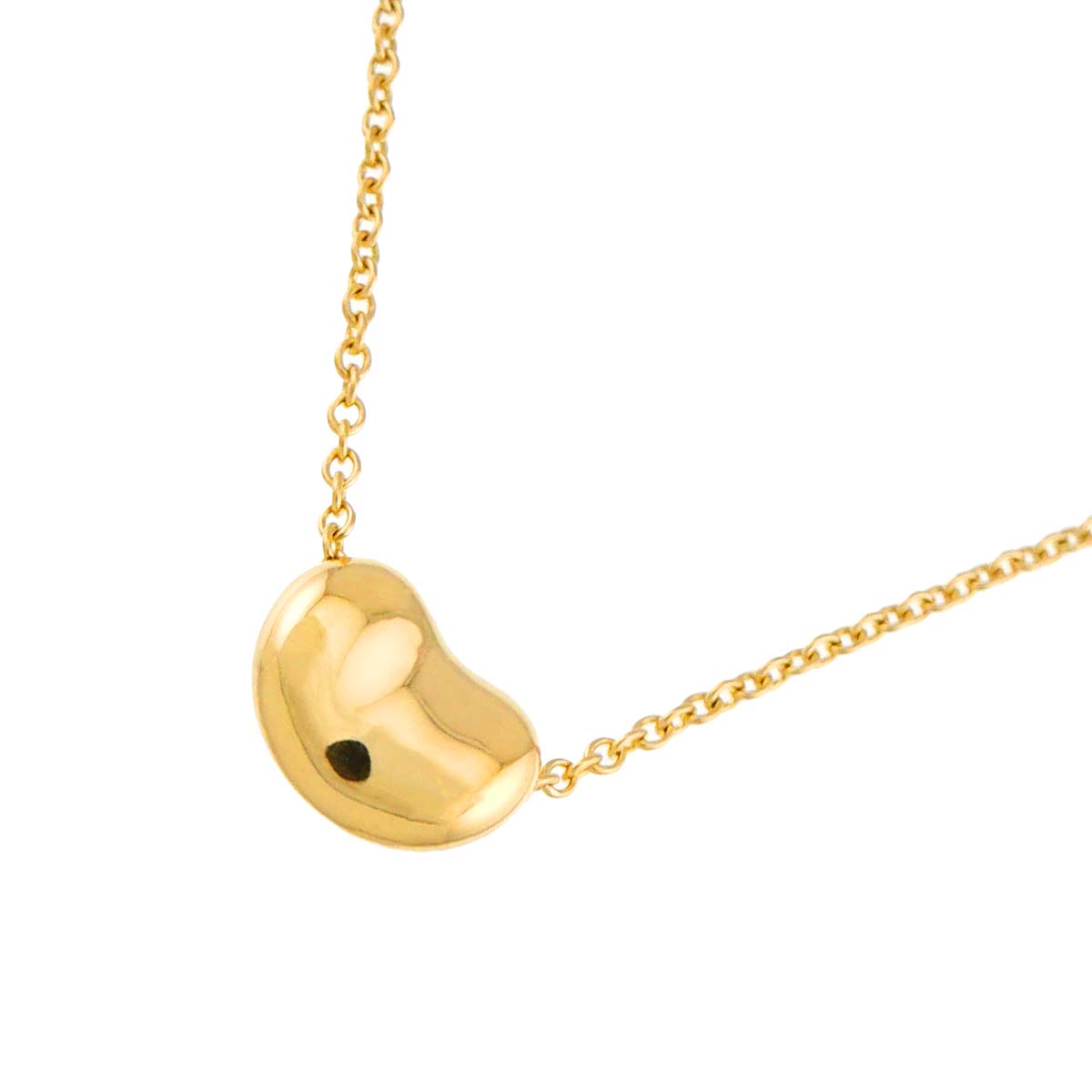 Bean Necklace 18K Yellow Gold 750