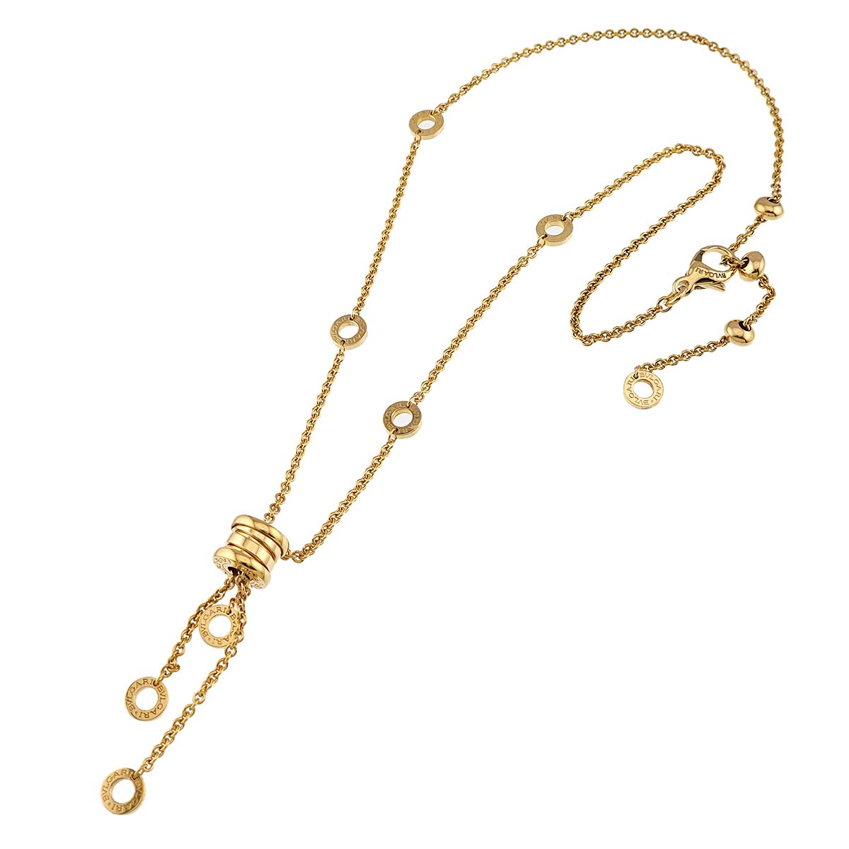 B-ZERO1 Element Necklace 18K Yellow Gold 750