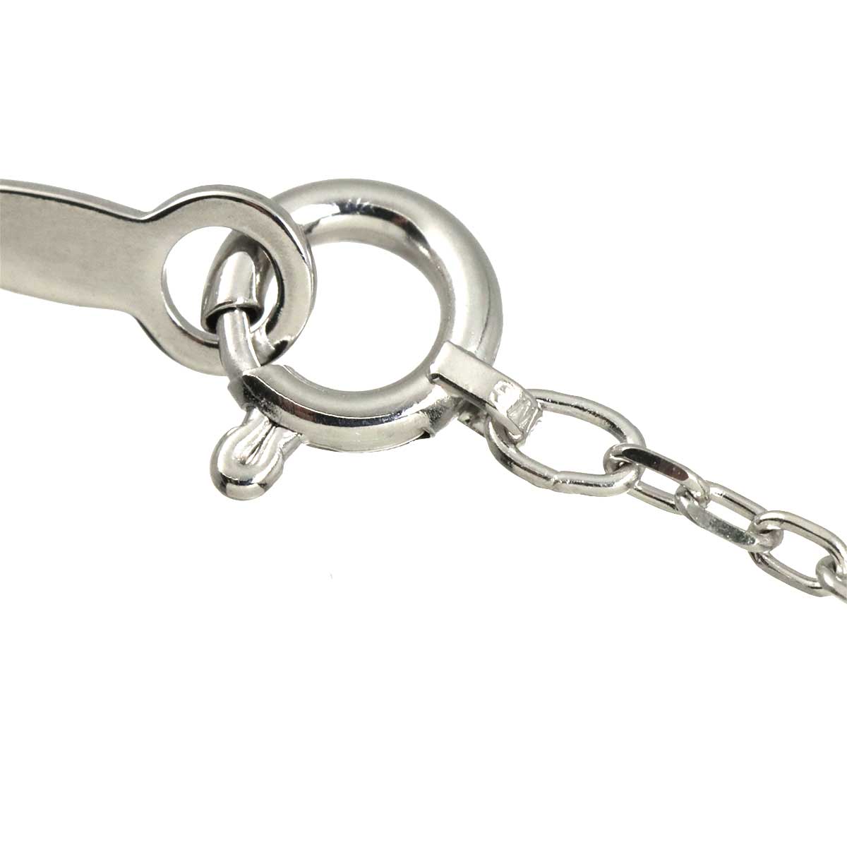 Baby Pearl 4.7mm Necklace 18K White Gold 750