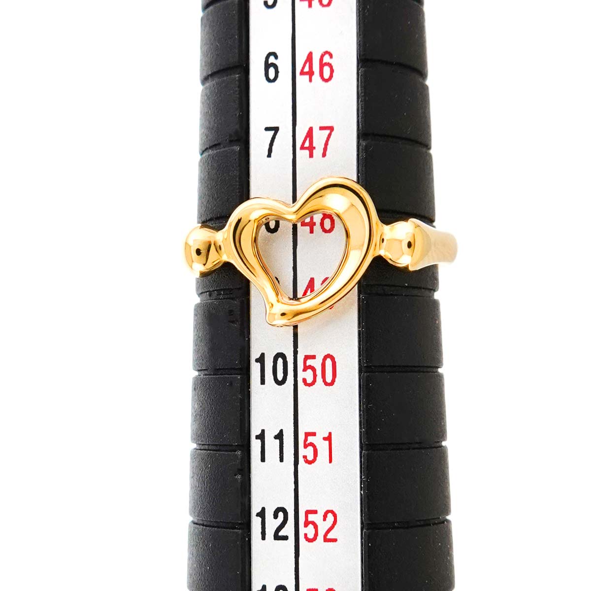 Open Heart Ring 18K YG 750 Size4.5-4.75(US)