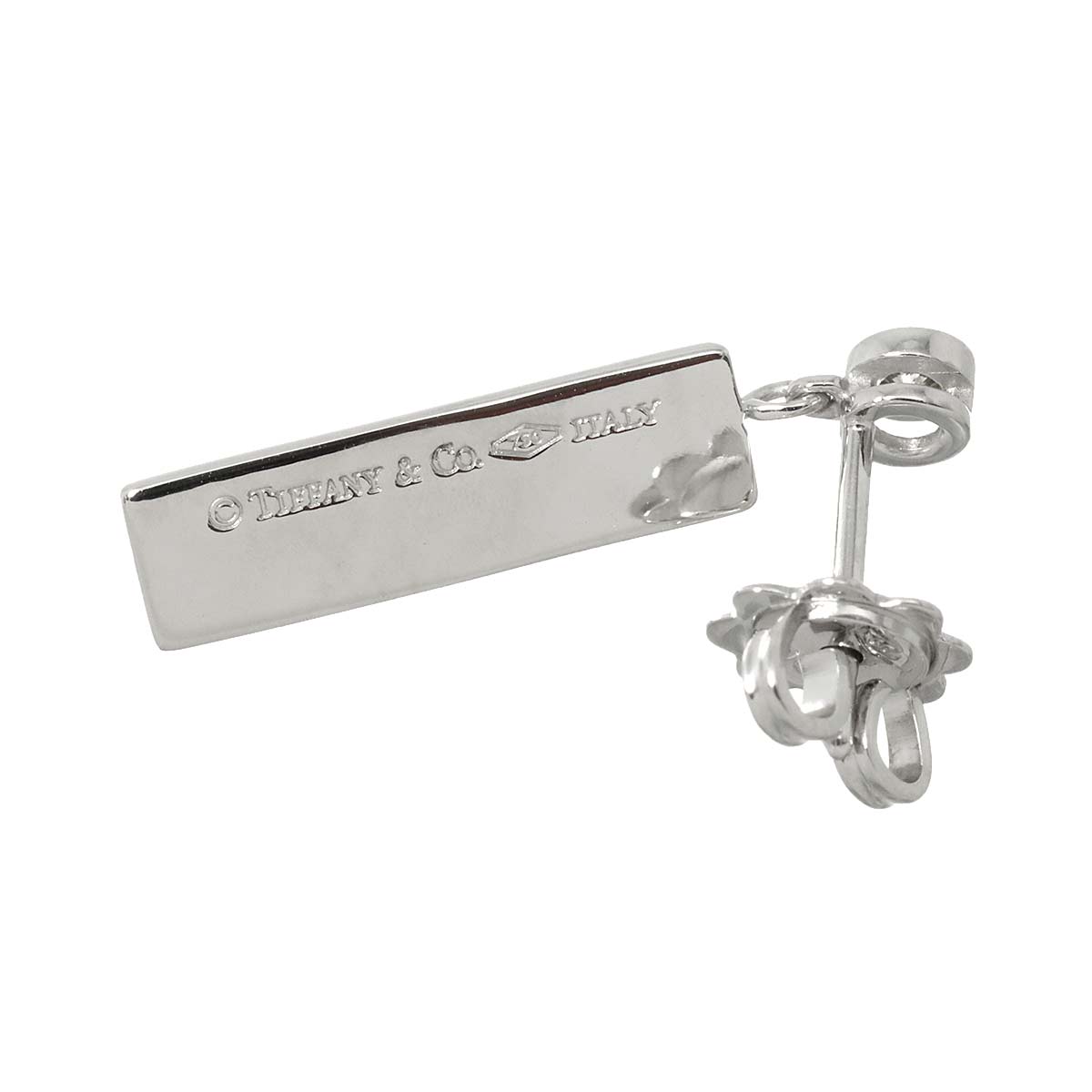 Diamond Earring 18K WG 750 One Piece only