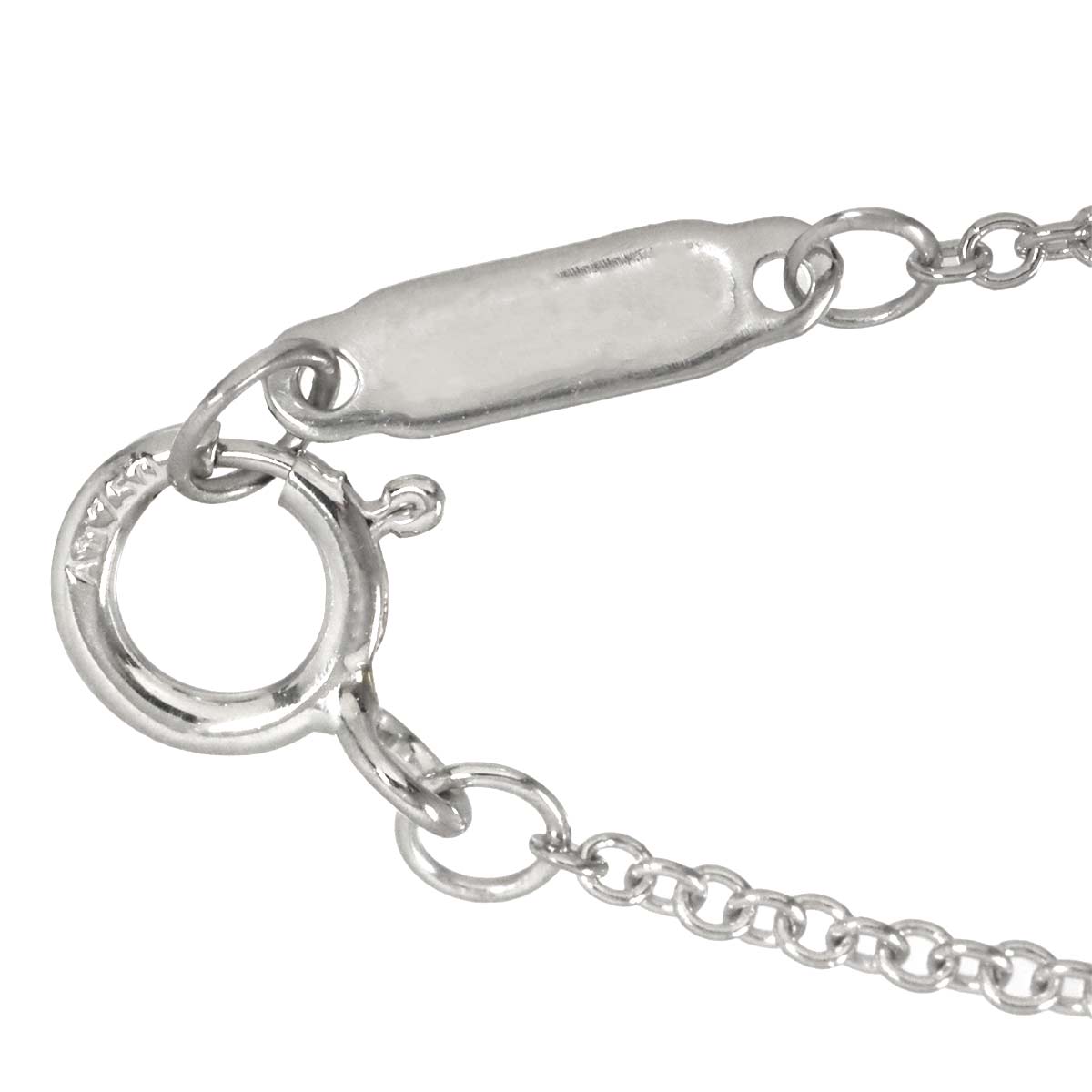 T Smile Diamond Necklace SM 18K White Gold 750