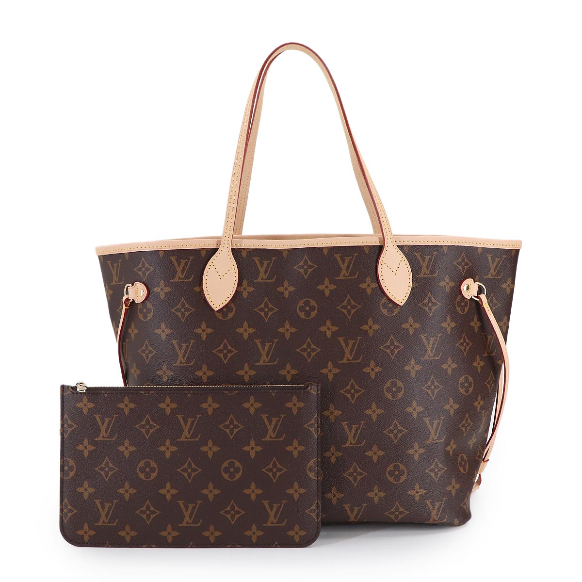 Monogram Neverfull MM Tote Bag Beige M46975 Purse