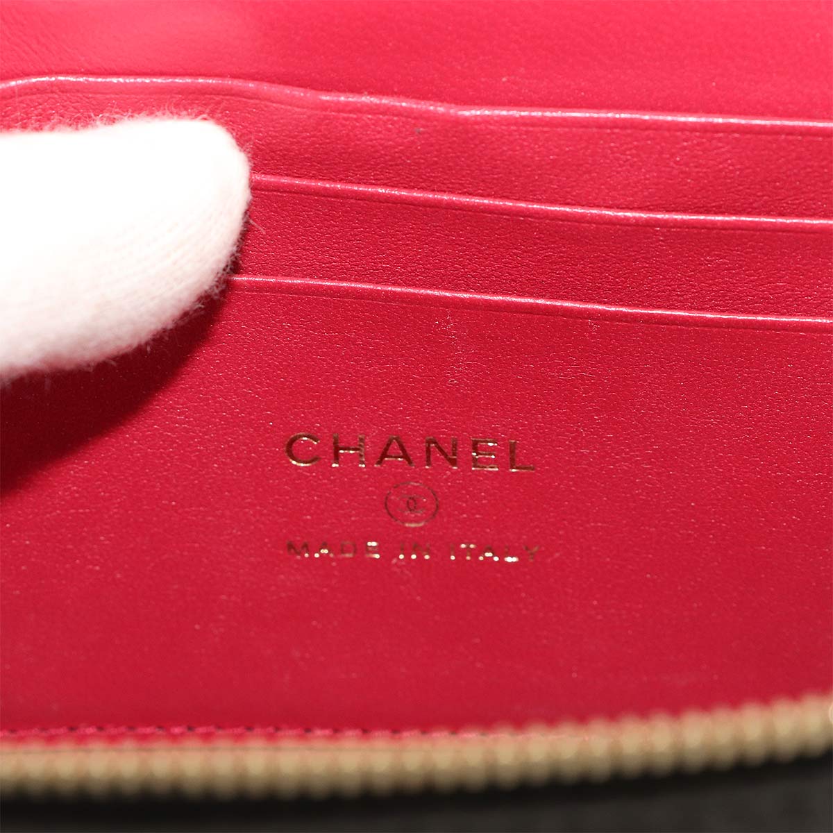 Matelasse Small Vanity Case Chain Shoulder Bag Black Camellia