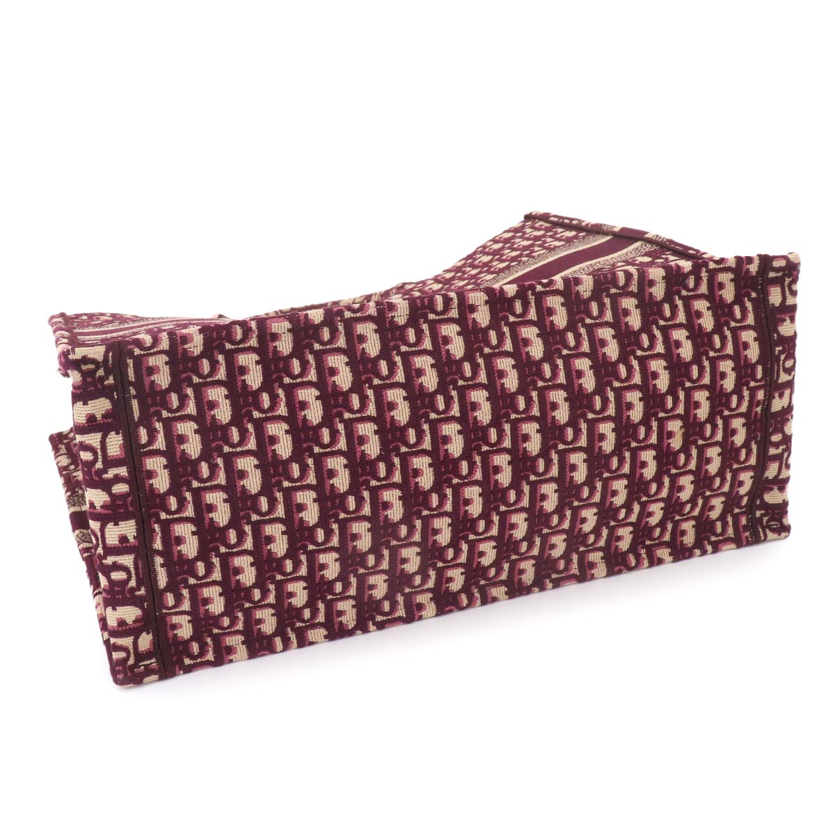 Book Tote Large Bag Oblique Canvas Bordeaux M1286ZRIW