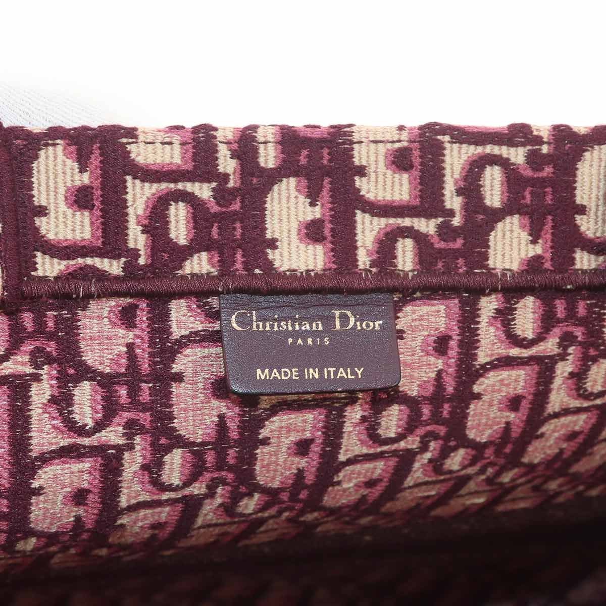 Book Tote Large Bag Oblique Canvas Bordeaux M1286ZRIW