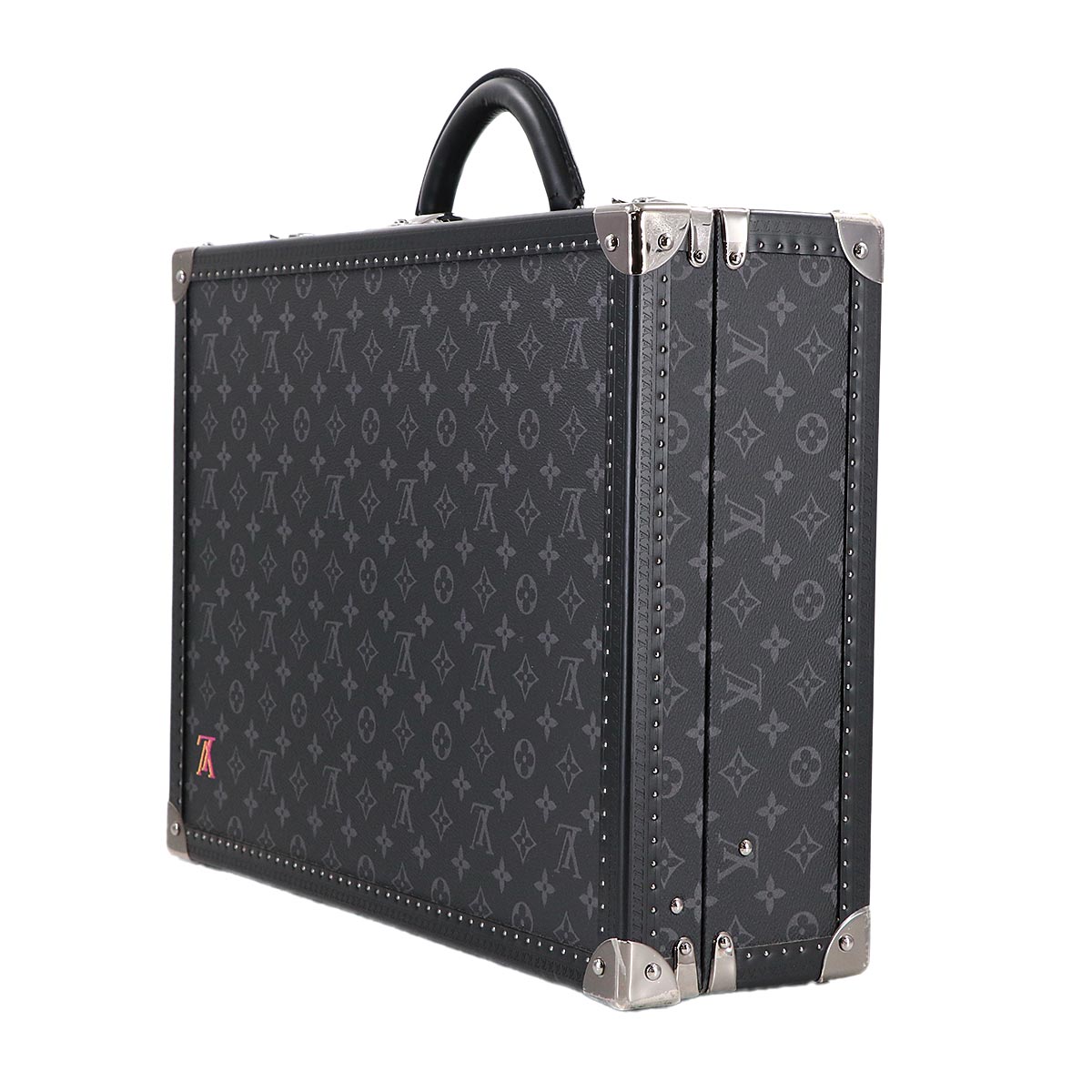 Monogram Eclipse Cotteville 50 SPO Trunk Case Bag Black