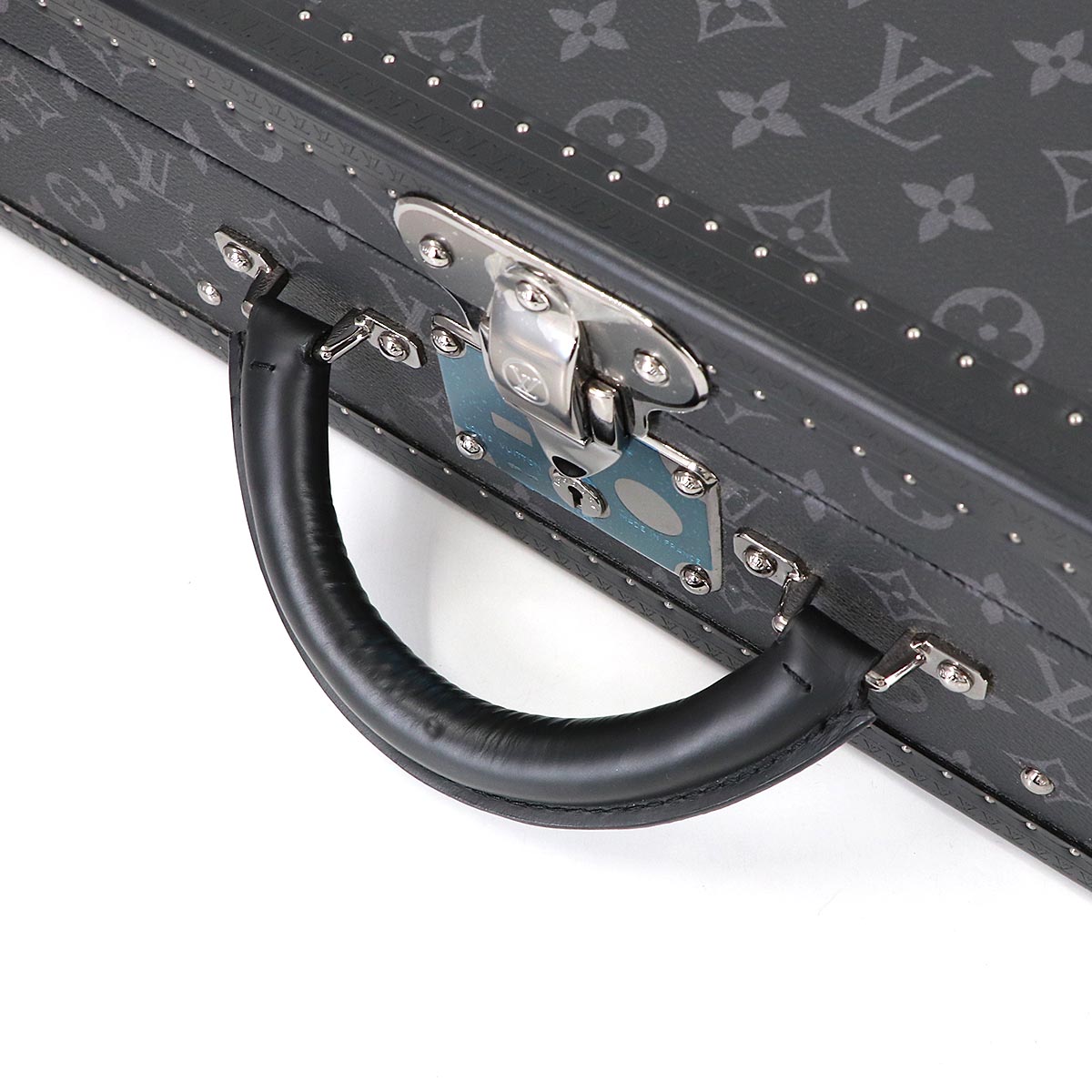Monogram Eclipse Cotteville 50 SPO Trunk Case Bag Black