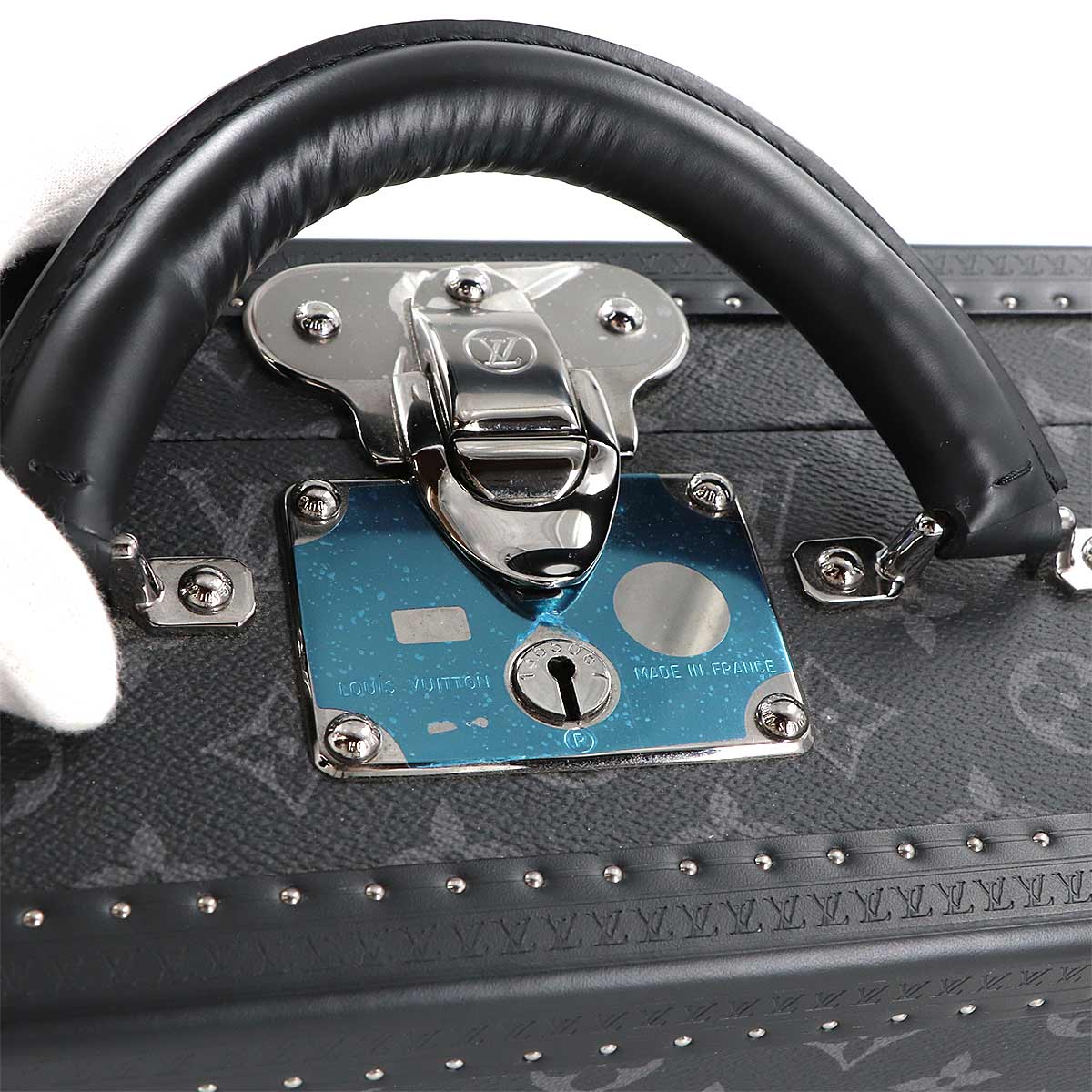 Monogram Eclipse Cotteville 50 SPO Trunk Case Bag Black