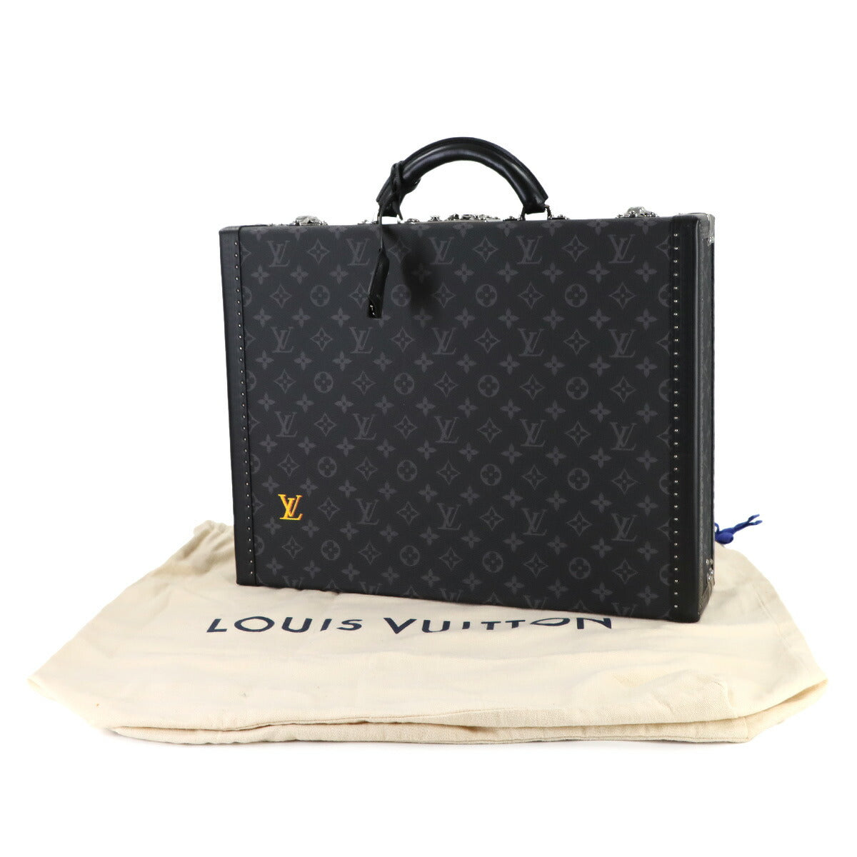 Monogram Eclipse President Classeur Trunk Case Black