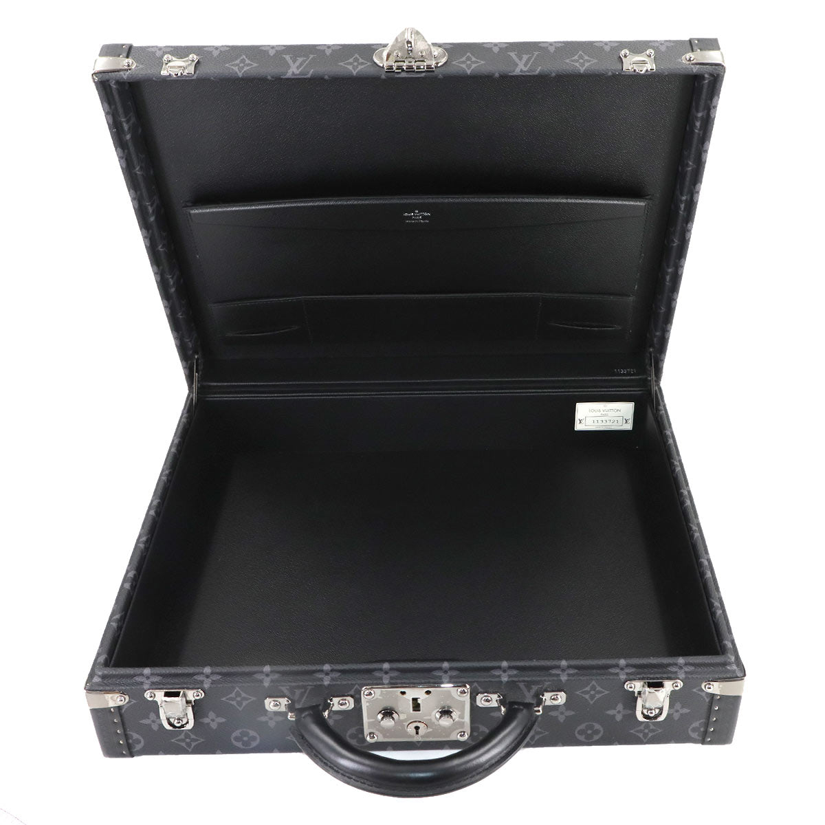 Monogram Eclipse President Classeur Trunk Case Black