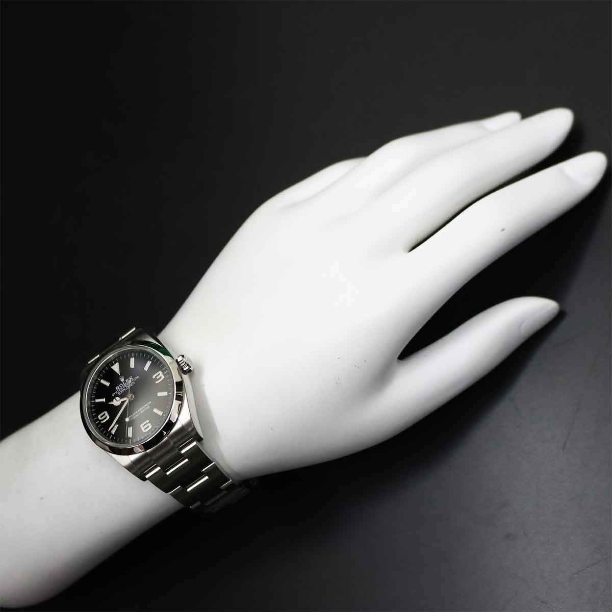 Explorer 1 124270 Serial Random Automatic Black Dial Mens Watch