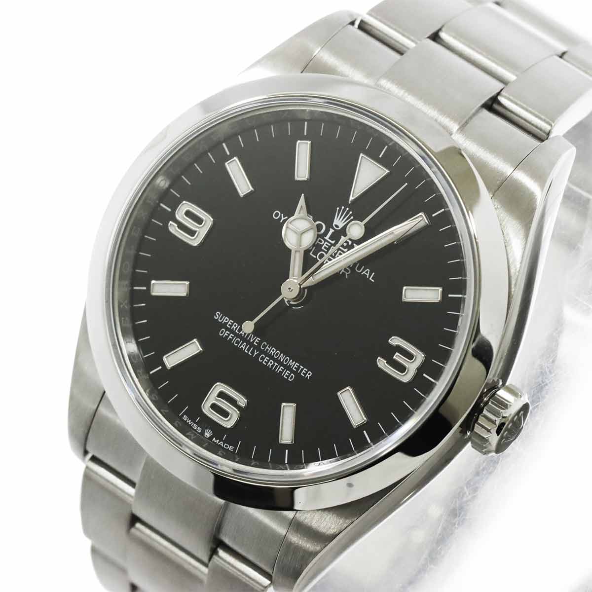 Explorer 1 124270 Serial Random Automatic Black Dial Mens Watch