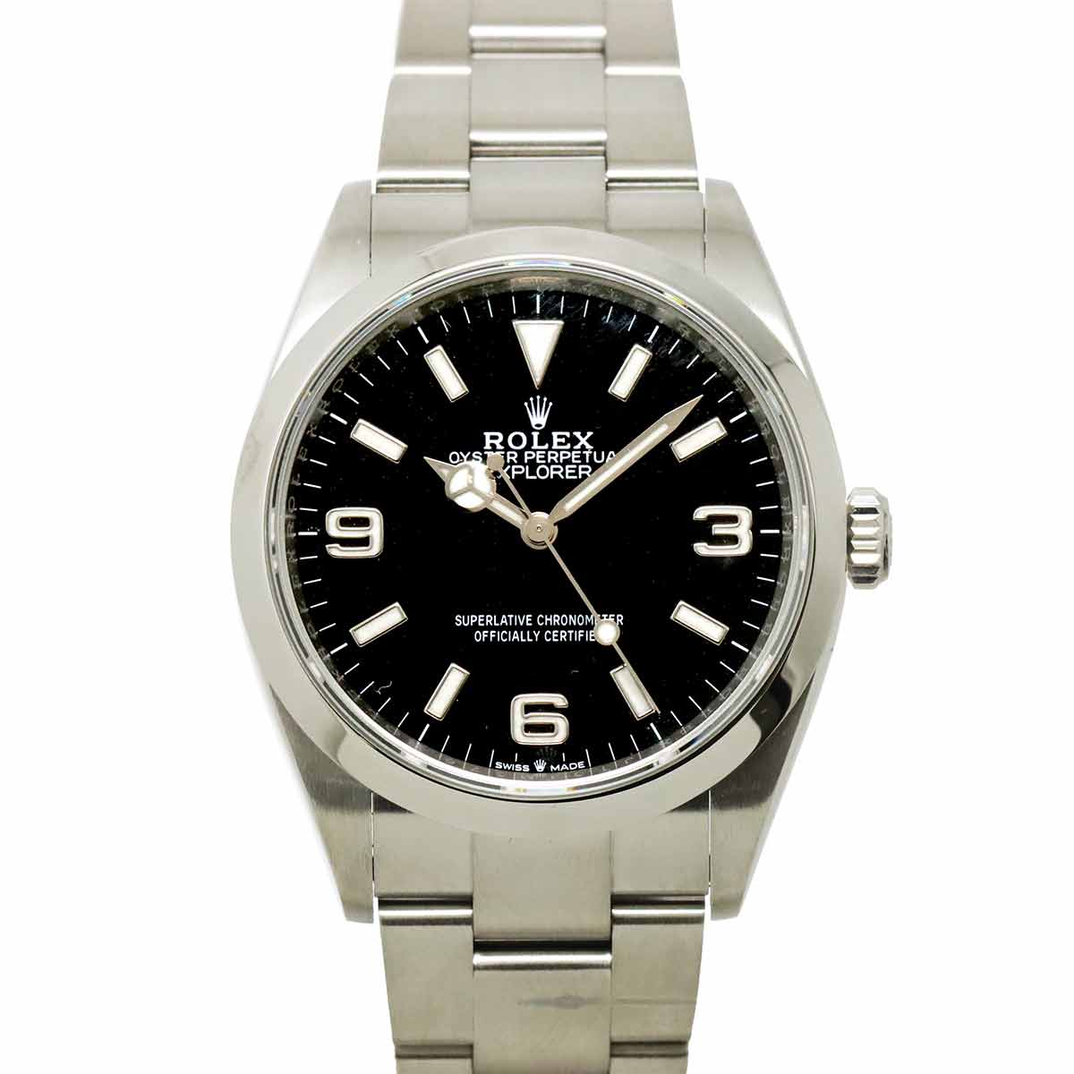 Explorer 1 124270 Serial Random Automatic Black Dial Mens Watch