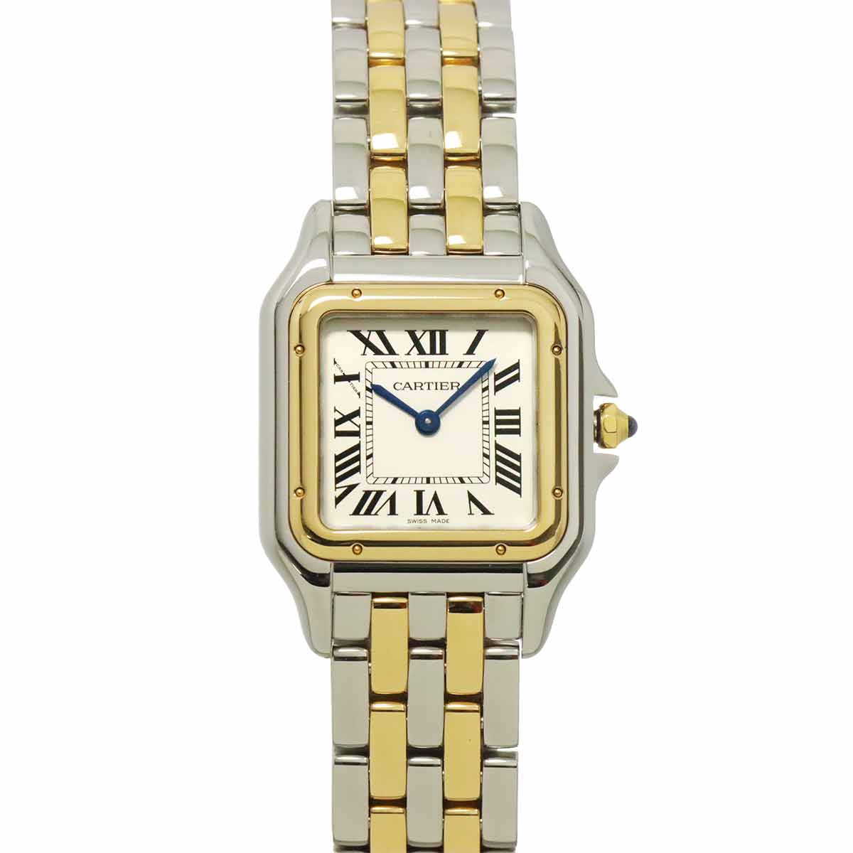 Panthere de Cartier W2PN0007 Silver Dial 750 Yellow Gold