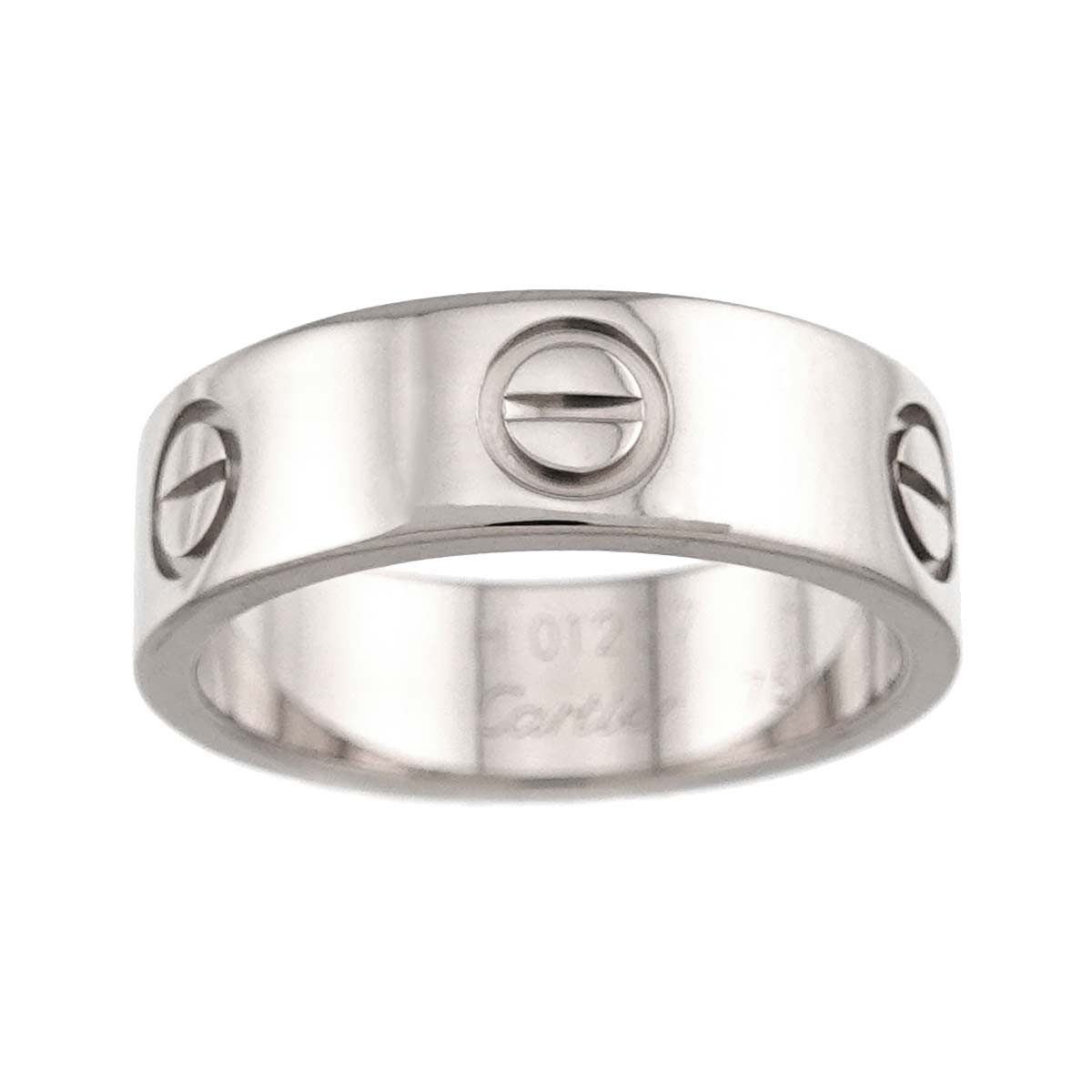 Love Ring 18K White Gold 750 size49 4.5(US)