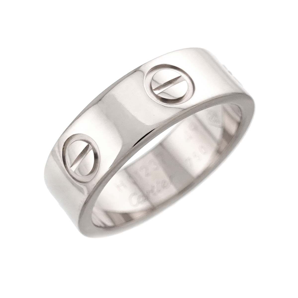 Love Ring 18K White Gold 750 size49 4.5(US)