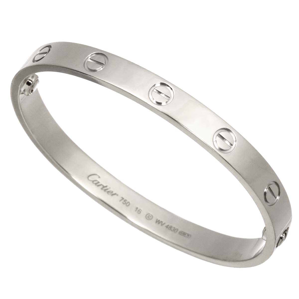 Love Bracelet 18K White Gold 750 Size16