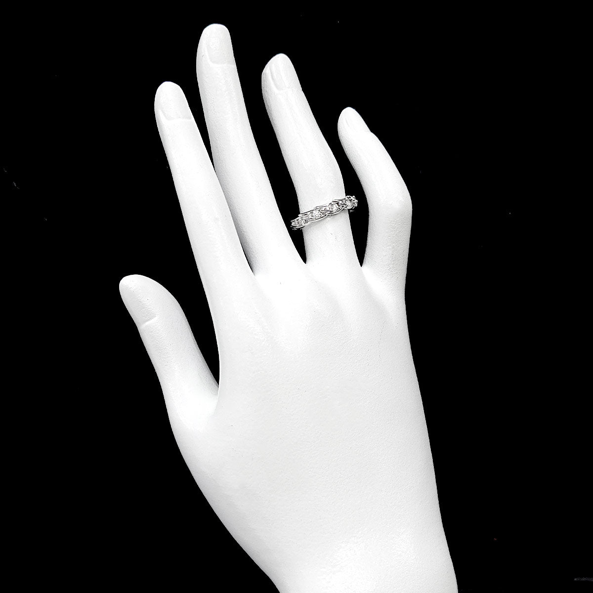 Wings Narrow Diamond 0.76ct Ring Platinum Size5.25(US)