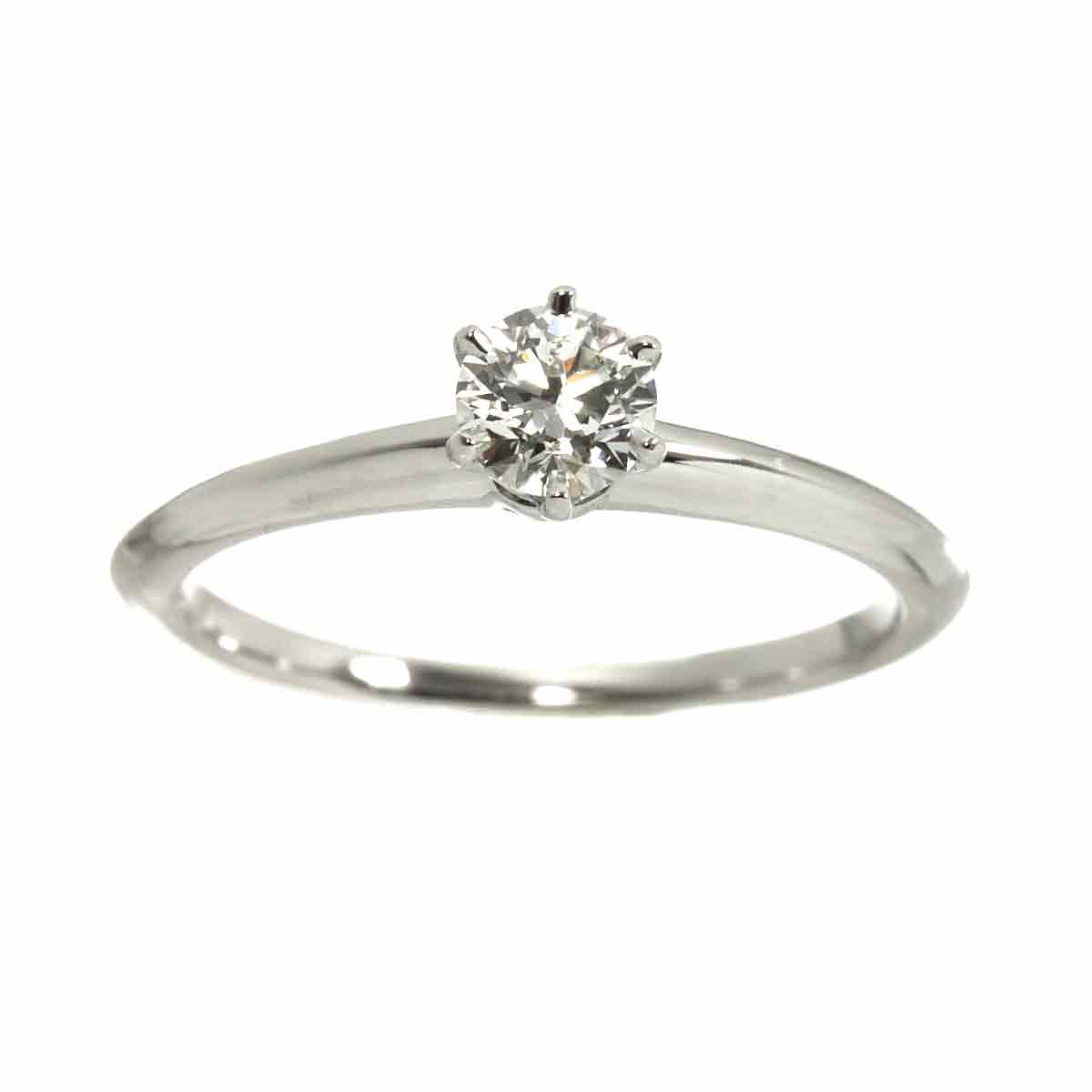 Diamond 0.46ct I/IF/3EX Ring Pt Platinum Size7.75-8(US)