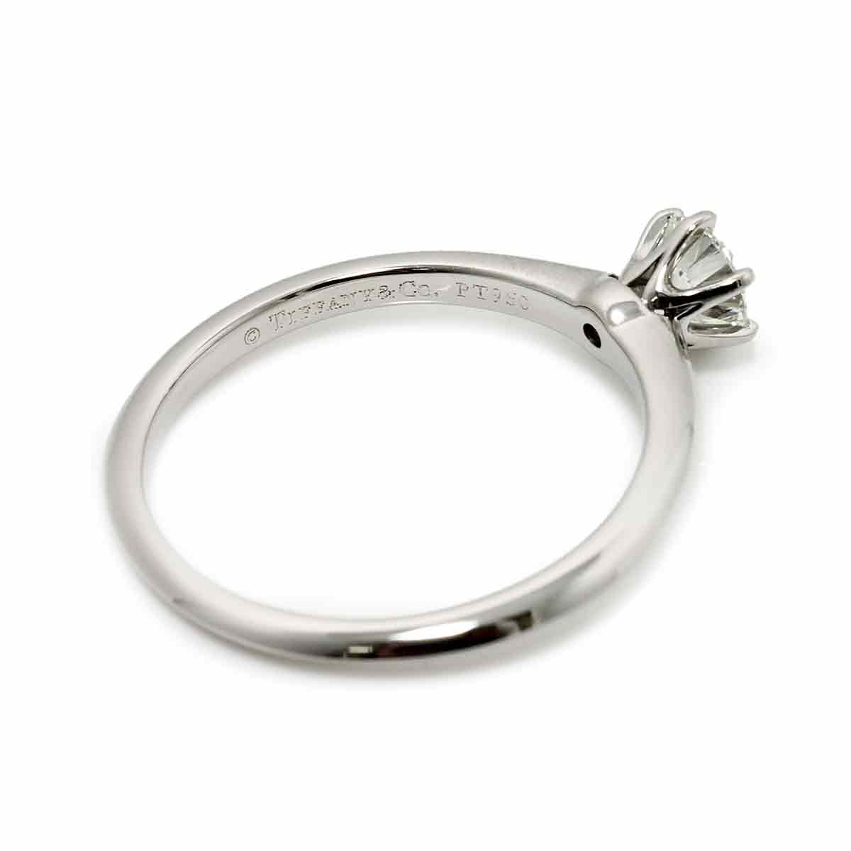Diamond 0.46ct I/IF/3EX Ring Pt Platinum Size7.75-8(US)