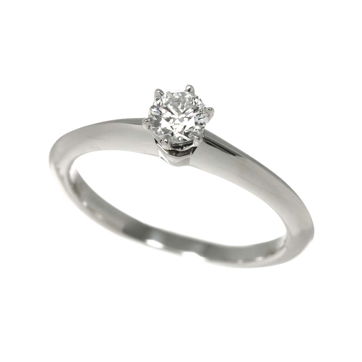Diamond 0.26ct Ring Pt 4.75-5(US)