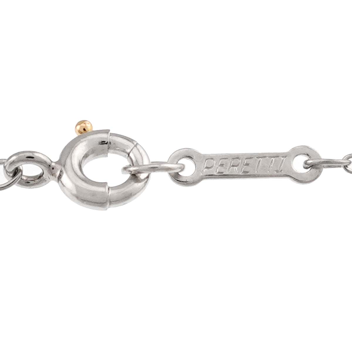 Open Heart Necklace Platinum
