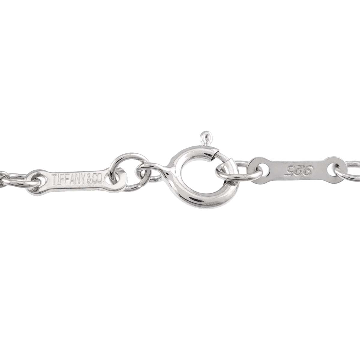 Open Heart Long Necklace Silver 925