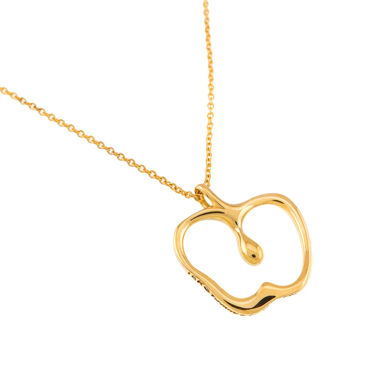 Apple motif Necklace 18K Yellow Gold 750