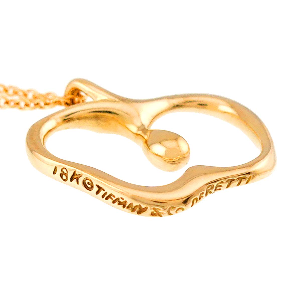 Apple motif Necklace 18K Yellow Gold 750