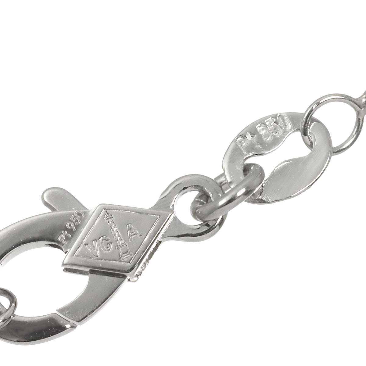 Fleurette Diamond Necklace Pt Platinum