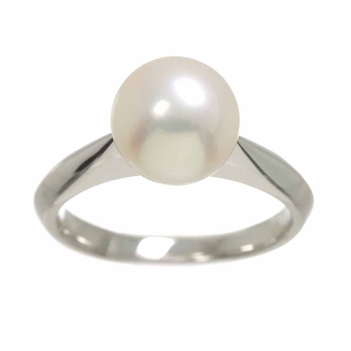 Akoya Pearl 9.2mm Ring Platinum size6.25-6.5(US)