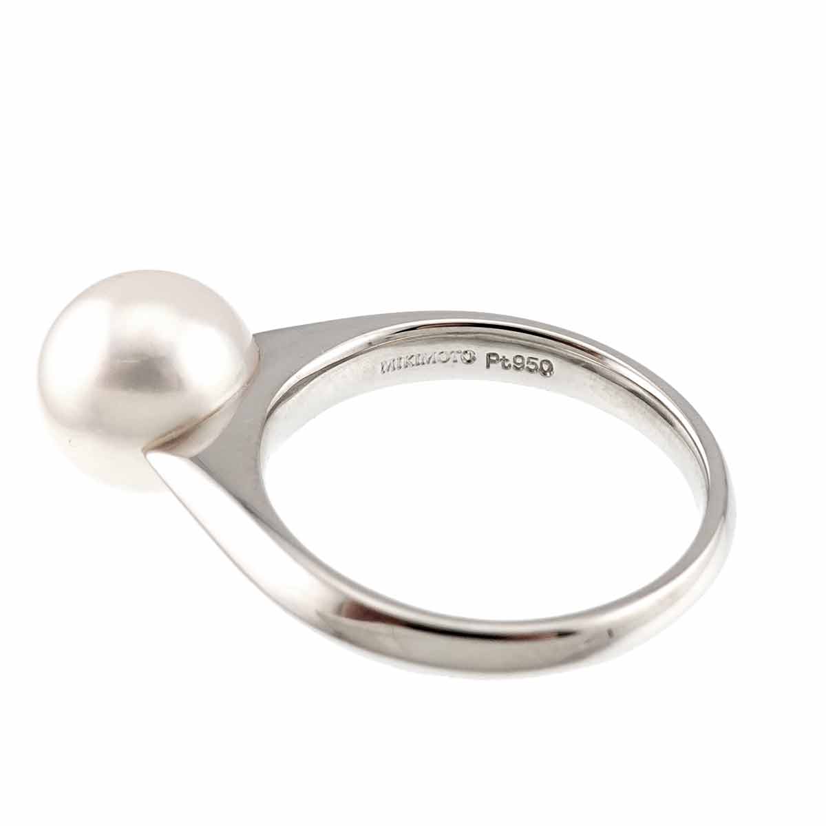 Akoya Pearl 9.2mm Ring Platinum size6.25-6.5(US)