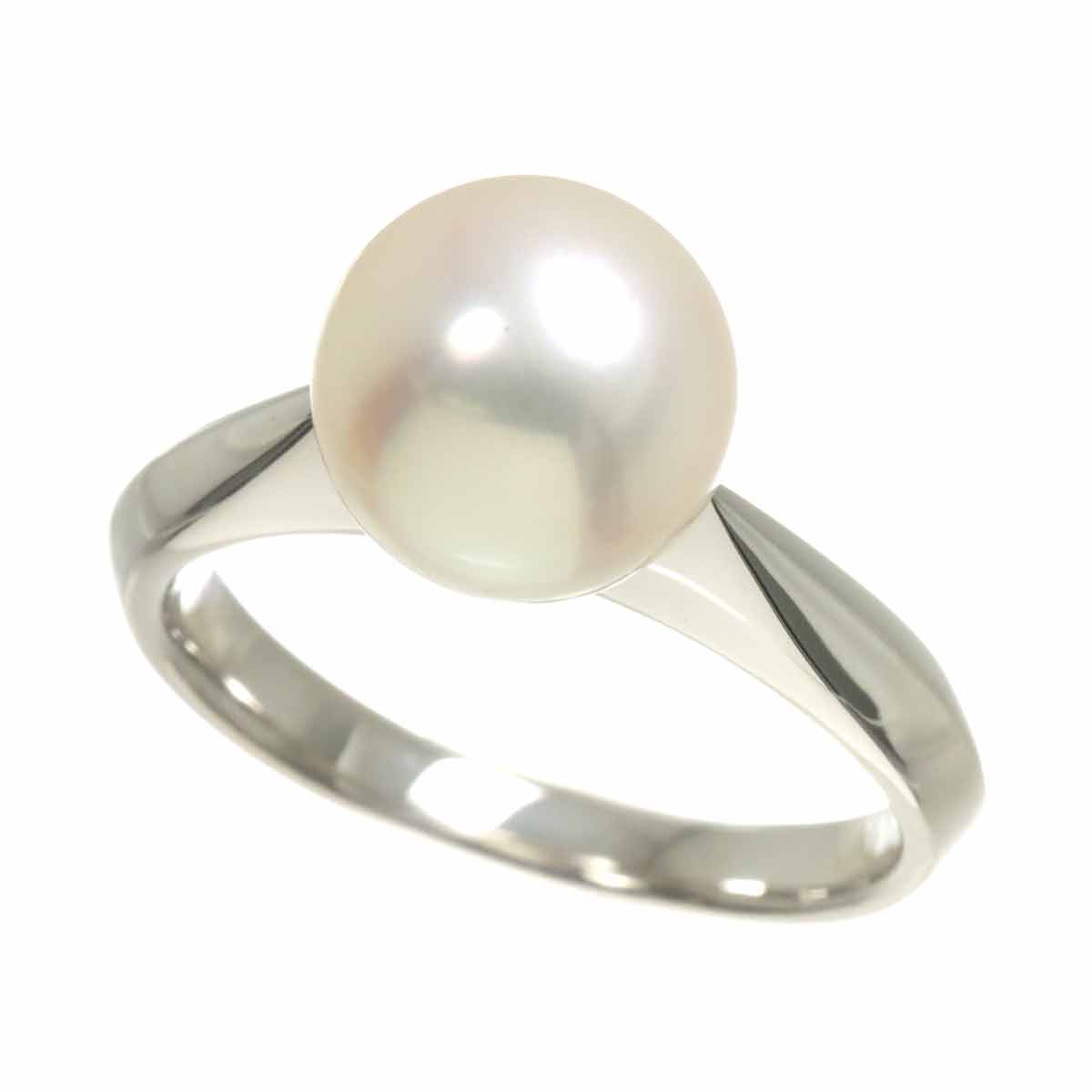 Akoya Pearl 9.2mm Ring Platinum size6.25-6.5(US)